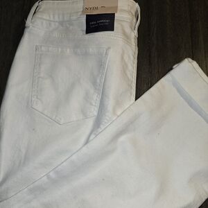 NYDJ sz. 16 petite white jeans nwt